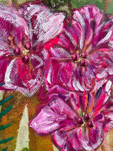 Close-up of textured pink flowers with pink centers