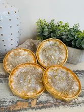 Coasters #77- Crystal Epoxy set of 4 - SOLD