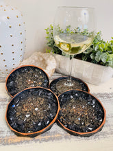 Coasters #79- Crystal Epoxy set of 4 - SOLD