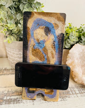 Phone Stand 15 - Black, Gold and Bronze with Blue Color Shift pigment