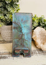 Phone Stand 21 - Blue. Lavender and Green Color Shift Phone Holder - SOLD