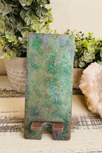 Phone Stand 21 - Blue. Lavender and Green Color Shift Phone Holder - SOLD