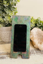 Phone Stand 21 - Blue. Lavender and Green Color Shift Phone Holder - SOLD