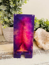 Phone Stand 22 - Purple, Pink and Orange with Glitter Phone Holder