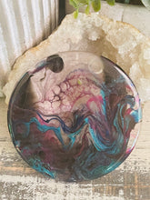 Coasters #95- Round Epoxy set of 4