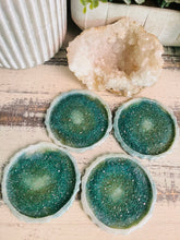 Coasters #100- Agate Epoxy set of 4 - SOLD