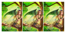 15oz ceramic art mug whimsical tree fern fairy