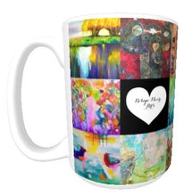 15oz ceramic art mug. Variety of art images.