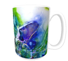 15oz art ceramic coffee mug Good Vibes adventure awaits