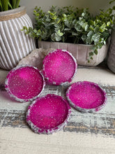 Coasters #115- Glitter Epoxy set of 4