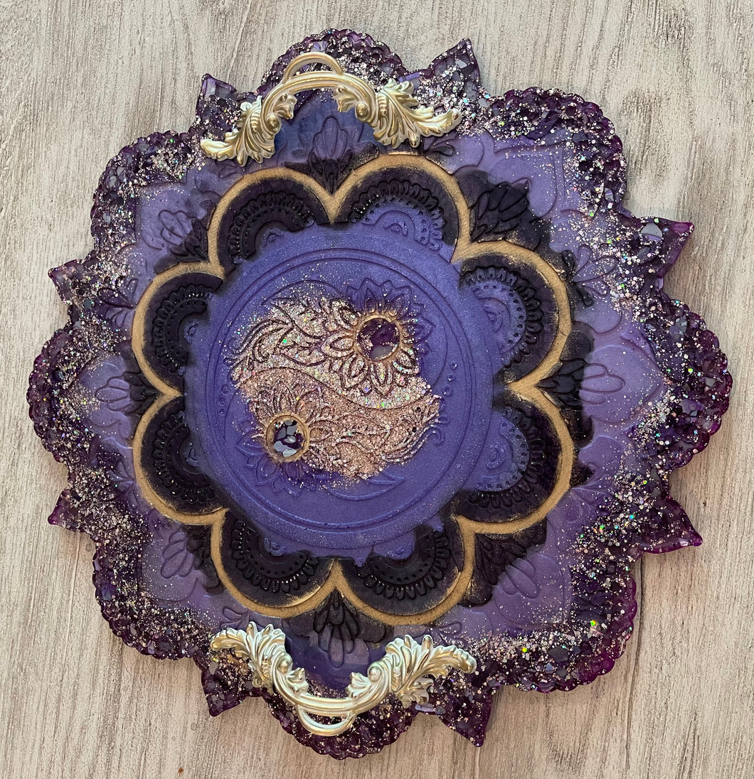 Mandala Centerpiece Tray #5 - Sold