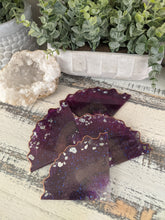 Coasters #66- Agate Epoxy set of 4
