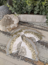 Coasters #67- Agate Epoxy set of 4 - SOLD