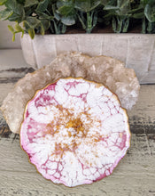 Coasters #60- Agate Epoxy set of 4 - Sold