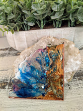 Coasters #55 - Triangle agate Epoxy set of 4 - SOLD