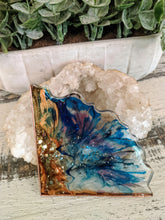Coasters #55 - Triangle agate Epoxy set of 4 - SOLD