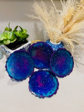 Coasters #104- Glittery Epoxy set of 4 - Sale