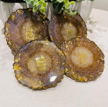 Coasters #121- Epoxy set of 4