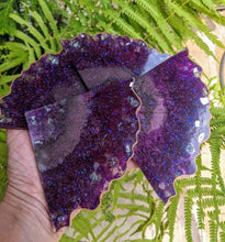 Coasters #66- Agate Epoxy set of 4