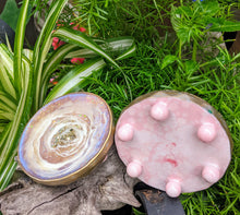 Coasters #59- Round Epoxy with feet - set of 2 - Sold